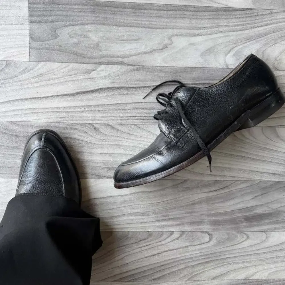Vintage E.T. Wright Arch Preserver Black Leather Oxford Dress Shoes